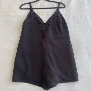 Silence + Noise Black Romper from Urban Outfitters in size Small
